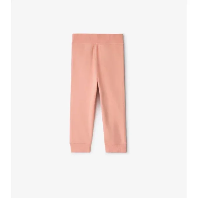 Pantalones de chándal de algodón con ribetes de cuadros
