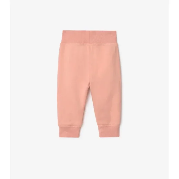 Pantalones de chándal de algodón con ribetes de cuadros