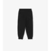 Pantalones de chándal de algodón con ribetes de cuadros