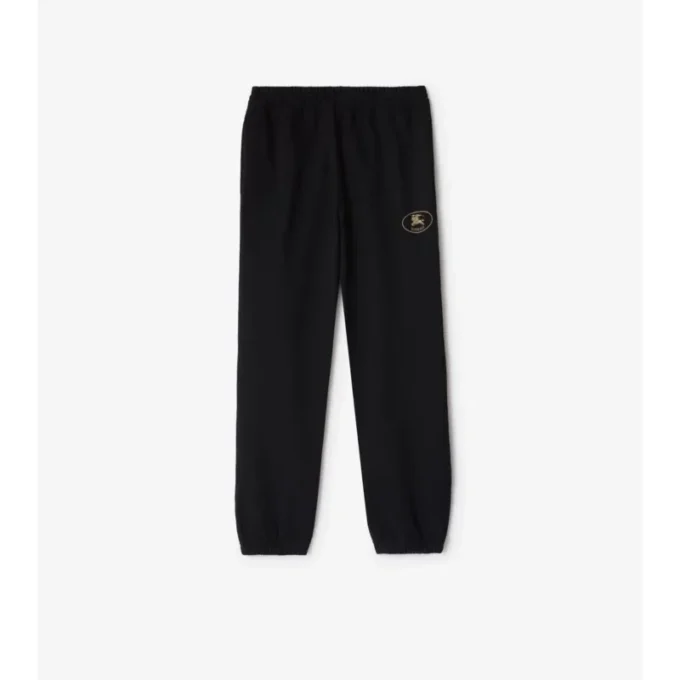 Pantalones de chándal de algodón con sello Knight