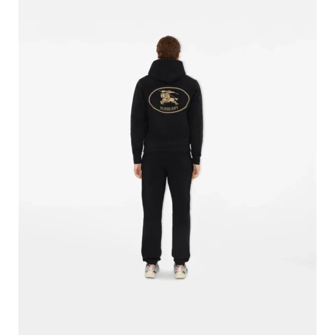 Pantalones de chándal de algodón con sello Knight