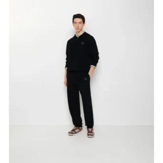 Pantalones de chándal de mezcla de lana