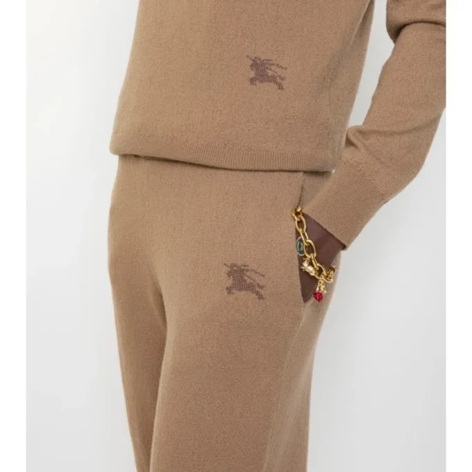 Pantalones de chándal de mezcla de lana