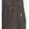 Pantalones de montar de algodón elástico con diseño en espiga