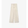 Pantalones de pijama de seda con estampado de tablero de ajedrez de EKD