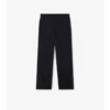Pantalones de sarga de algodón y lino