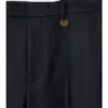 Pantalones de sastrería de lana con estampado de cuadros