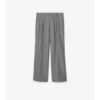 Pantalones de sastrería de lana con estampado de cuadros Puppytooth