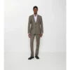 Pantalones de sastrería de lana «sharkskin»