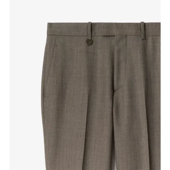Pantalones de sastrería de lana «sharkskin»