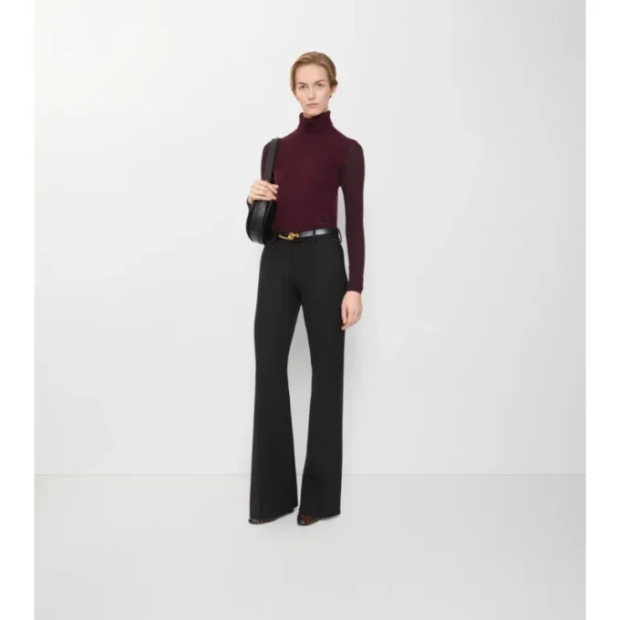 Pantalones de sastrería de mezcla de lana