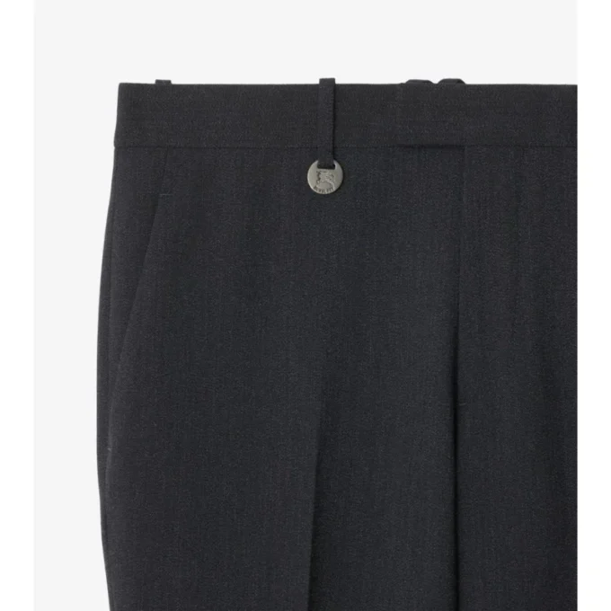 Pantalones de sastrería de mezcla de lana