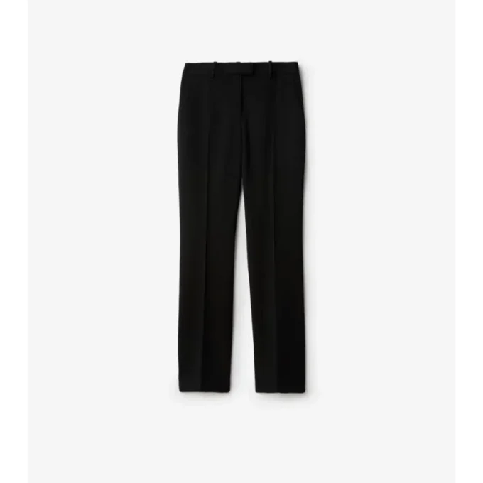 Pantalones entallados de lana Grain De Poudre