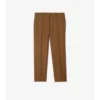 Pantalones entallados de lana y mohair