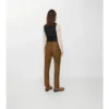 Pantalones entallados de lana y mohair