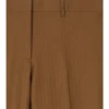 Pantalones entallados de lana y mohair