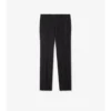 Pantalones entallados de lana y mohair a rayas