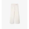 Pantalones entallados de mezcla de algodón