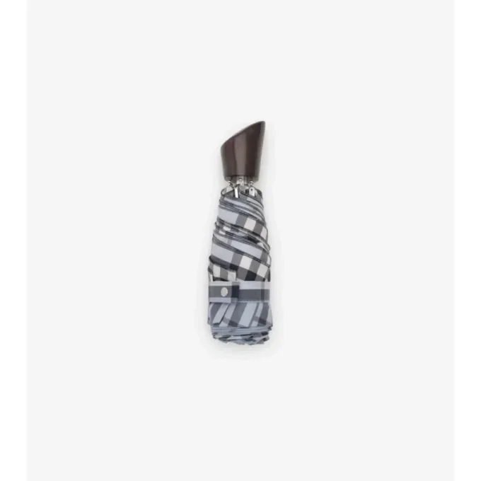 Paraguas plegable con estampado de cuadros