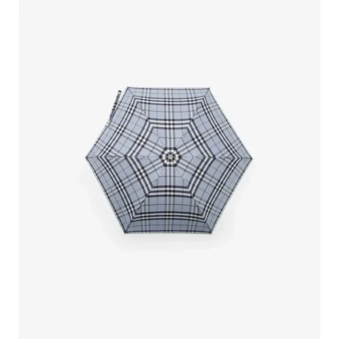 Paraguas plegable con estampado de cuadros