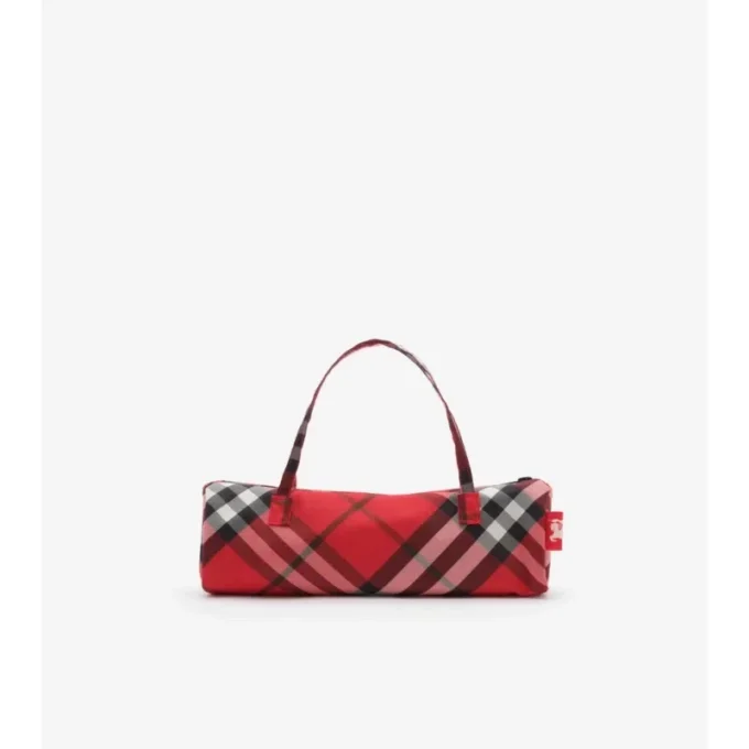 Paraguas plegable con estampado de cuadros