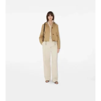 Parka corta de Gabardine