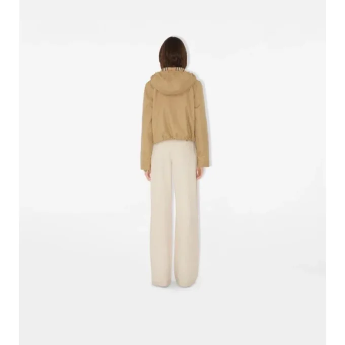 Parka corta de Gabardine