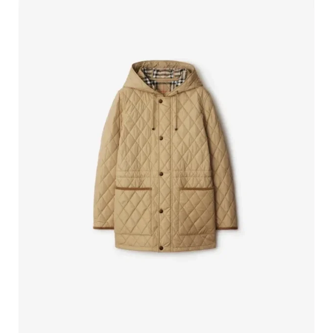 Parka de nailon acolchada