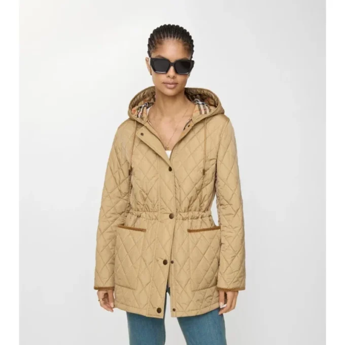 Parka de nailon acolchada