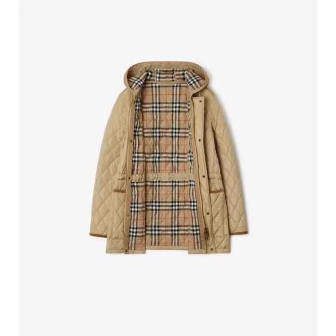 Parka de nailon acolchada