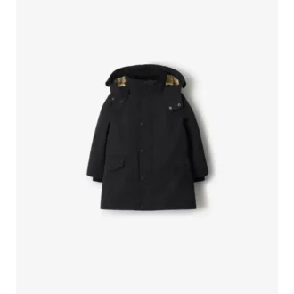 Parka de nailon desmontable