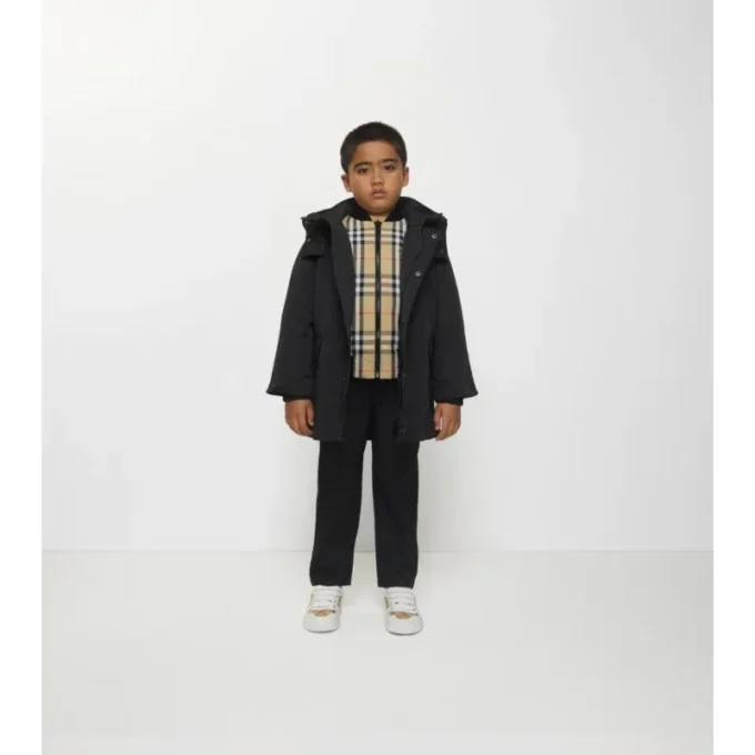 Parka de nailon desmontable