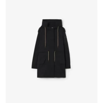 Parka de nailon elástico