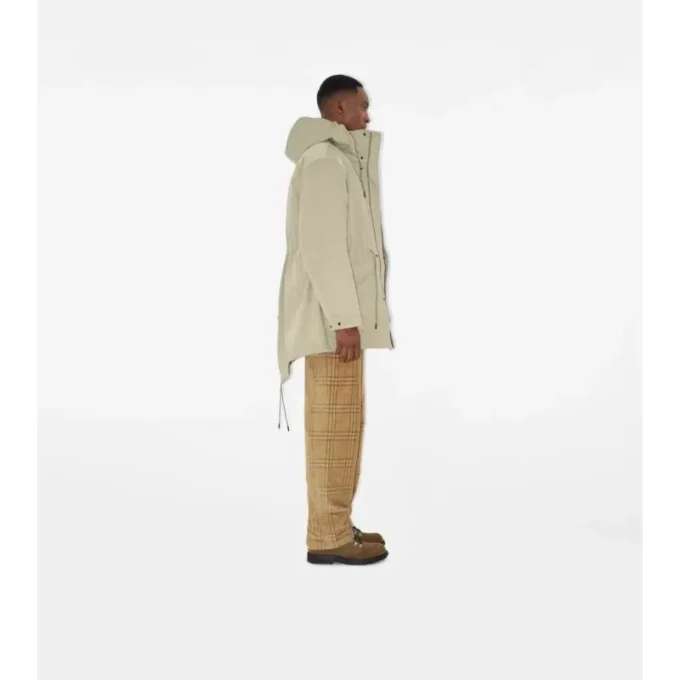 Parka desmontable de mezcla de nailon