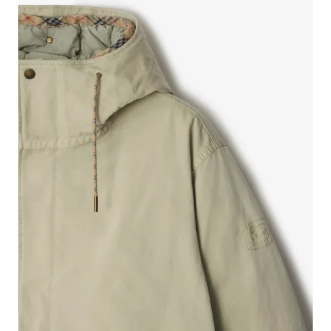 Parka desmontable de mezcla de nailon