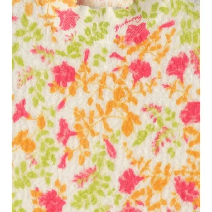 Parte de arriba de mezcla de algodón con estampado floral