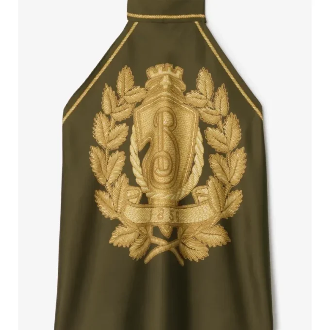 Pañuelo de seda con escudo B de la parte de arriba