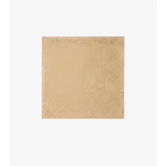 Pañuelo de seda con escudo floral