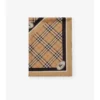 Pañuelo de seda con estampado de caballero y cuadros