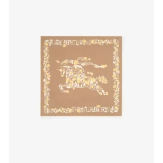 Pañuelo de seda EKD con estampado floral