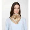 Pañuelo de seda EKD con estampado floral