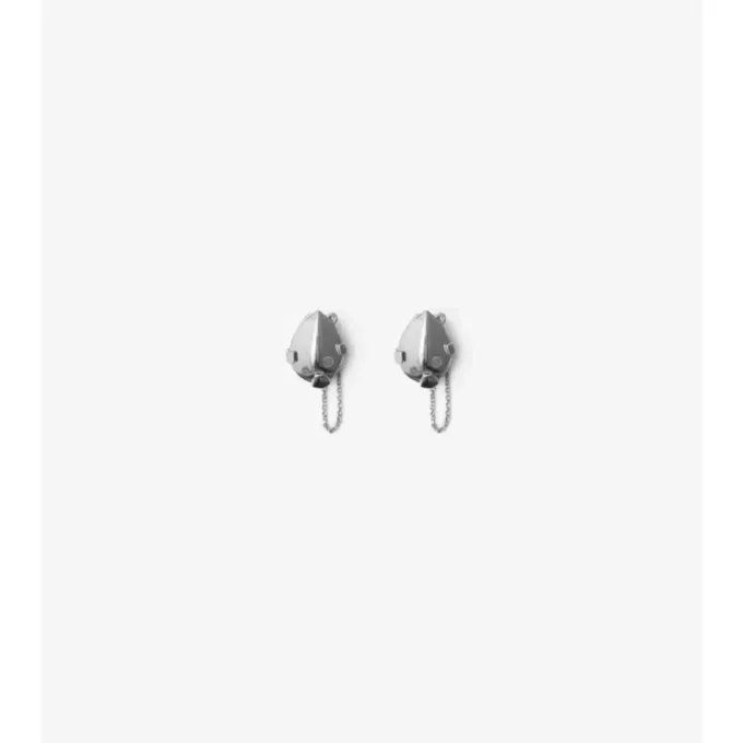 Pendientes con colgante de escudo de ónix