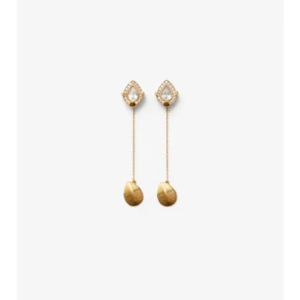 Pendientes con colgante en forma de escudo