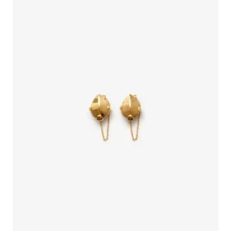 Pendientes con colgante en forma de escudo