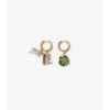 Pendientes de aro con dijes 