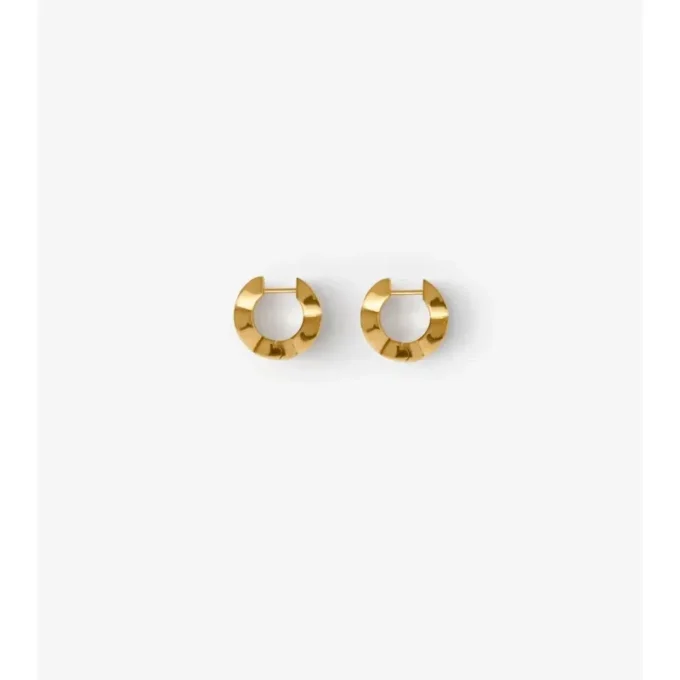 Pendientes de aro con escudo infinito