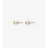 Pendientes de botón EKD Sphere Pearl