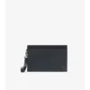 Pochette avec fermeture éclair et motif de carreaux