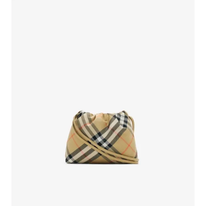 Pochette avec motif de carreaux