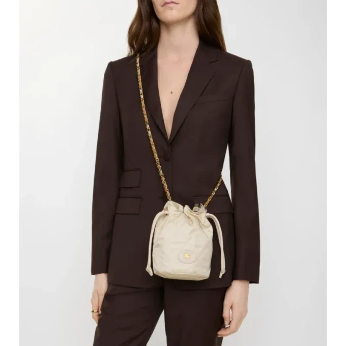 Pochette reversible avec chaîne en forme de herradure